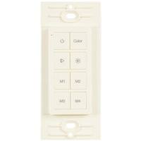 Task Lighting Multi-Color RGB Radio Frequency Almond Task Lighting Remote Control